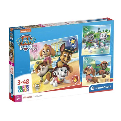 Puzzle Patrulla Canina Paw Patrol 3x48pzs