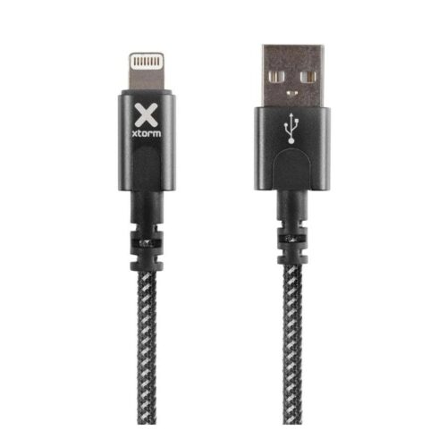 Cable USB 2.0 Lightning Xtorm CX2021/ USB Macho – Lightning Macho/ Hasta 12W/ 480Mbps/ 3m/ Negro