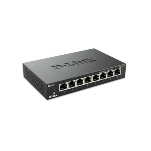 D-Link DGS-108 – Conmutador – Switch 8 puertos – 8 x 10/100/1000 – sobremesa