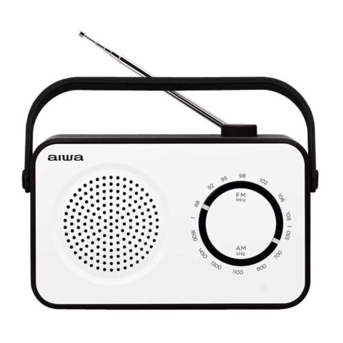 Radio Portátil Aiwa R-190BW/ 2W/ Blanco