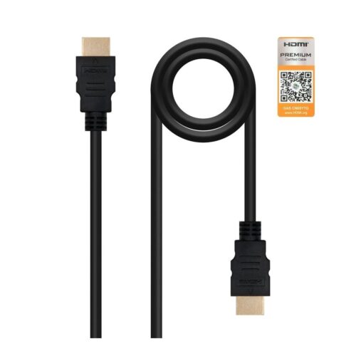 Nanocable – Cable HDMI 2.0 4K@60Hz 18Gbps A/M-A/M 1.5M Negro