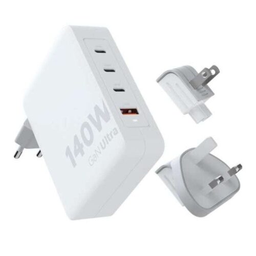 Cargador de Pared Universal Xtorm XVC2140/ 3xUSB Tipo-C/ 1xUSB + Cable USB Tipo-C/ 140W