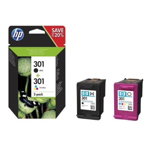 Cartucho de Tinta Original HP nº301 Multipack/ Negro/ Tricolor