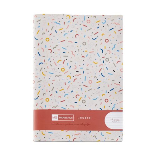 CUADERNO GRAPADO 4º 32HOJAS PAUTA 4MM MR CON EJERCICIOS RUBIO MIQUELRIUS 8142