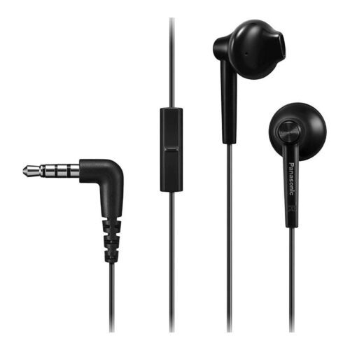 Auriculares Intrauditivos Panasonic RP-TCM55/ con Micrófono/ Jack 3.5/ Negros