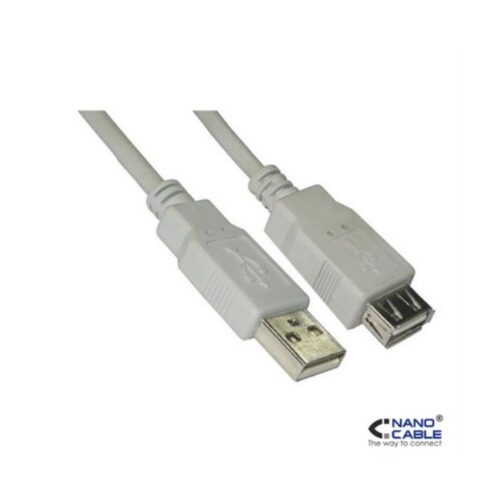 Nanocable – Cable alargador USB 2.0 de 1,8m conexión A/M-A/H