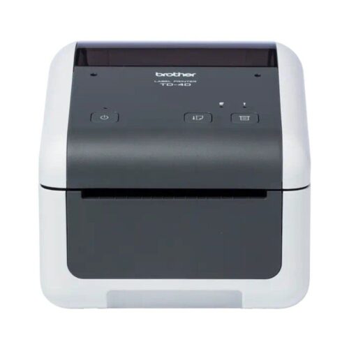 Impresora de Etiquetas y Tickets Brother TD-4420DN/ Térmica Directa/ Ancho etiqueta 118mm/ USB-RS-232C/ Blanca y Negra