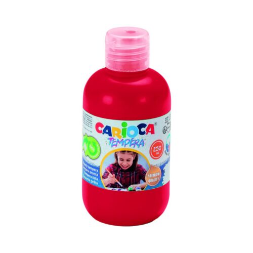 BOTELLA TEMPERA 250 ML. ROJO CARIOCA 40424/10