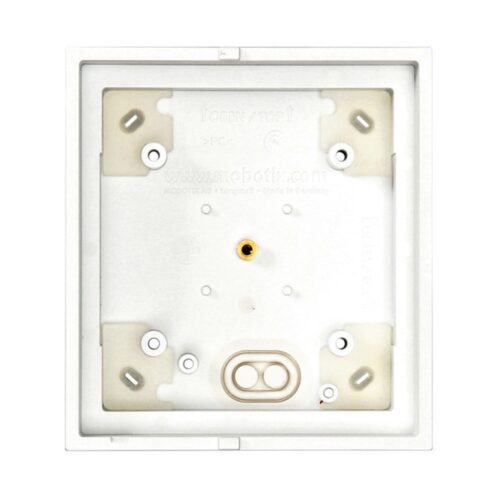 MOBOTIX SINGLE ON-WALL-HOUSING, WHITE  (P/N:MX-OPT-BOX-1-EXT-ON-PW)