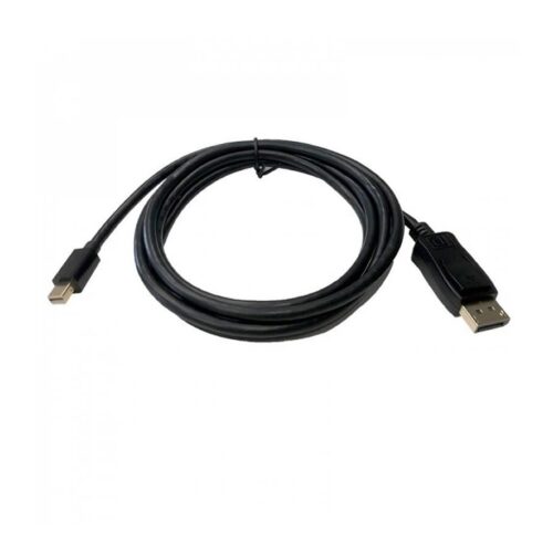 Cable Mini DisplayPort 3GO CMDPDP-2M/ Mini DisplayPort Macho – DisplayPort Macho/ 2m/ Negro