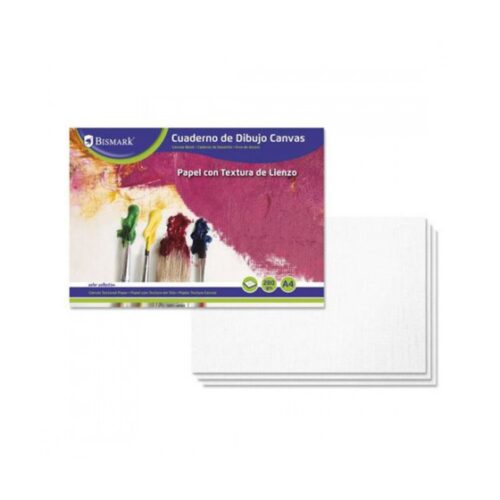 CUADERNO DE DIBUJO CANVAS 280 GRMS / 10 HOJAS A4 BISMARK 328432