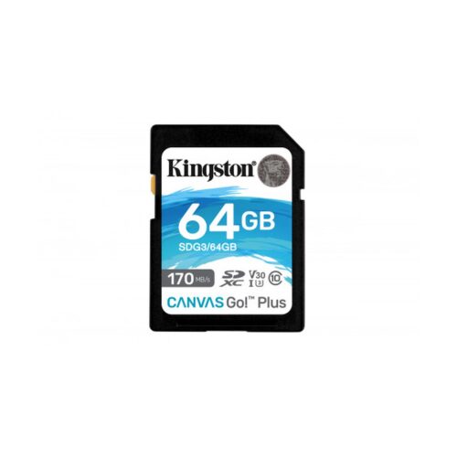 Kingston Technology Canvas Go! Plus memoria flash 64 GB SD UHS-I Clase 10