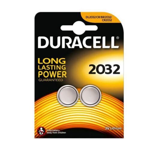 Pack de 2 Pilas de Botón Duracell DL2032/ 3V