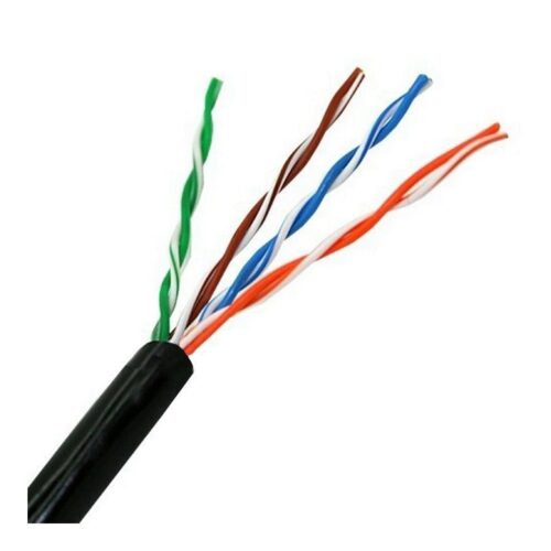 Bobina de Cable RJ45 para Exteriores UTP Aisens A133-0212 Cat.5e/ 100m/ Impermeable/ Negro