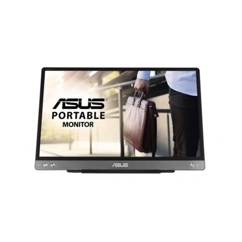 Monitor Portátil Asus ZenScreen MB14AC 14″/ Full HD/ Plata y Negro