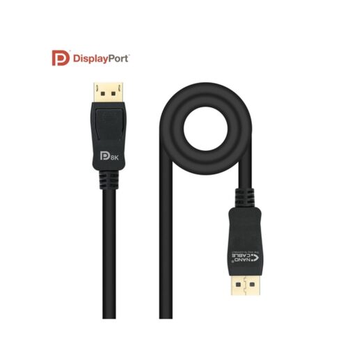 Nanocable – Cable Displayport 1.4 Certificado VESA DP/M-DP/M – 1.5 M