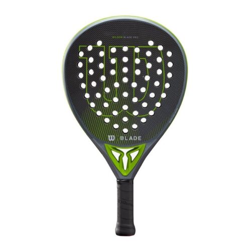 Pala de Pádel Wilson Blade Pro V2/ Negra y Verde