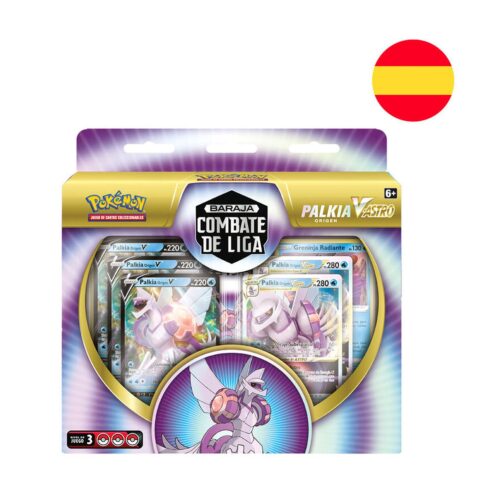 Blister juego cartas coleccionables Palkia Origen V Astro Pokemon espa匾l