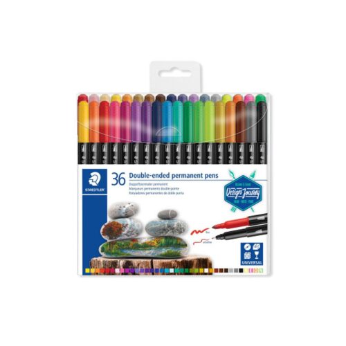 ESTUCHE DE PLÁSTICO CON 36 ROTULADORES, COLORES SURTIDOS STAEDTLER 3187 TB36