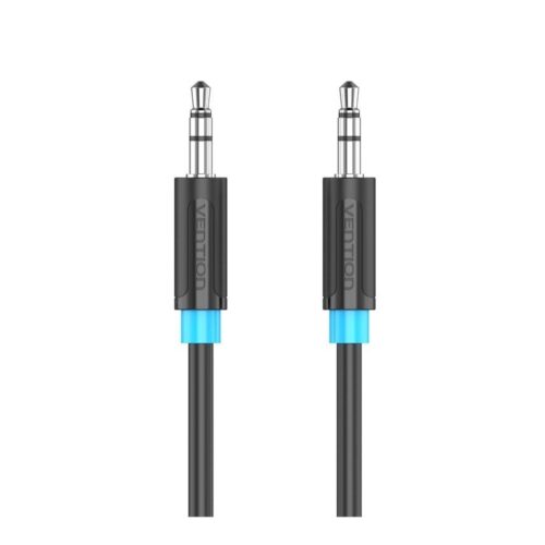 Cable Estéreo Vention VAS-A65-B080/ Jack 3.5 Macho – Jack 3.5 Macho/ 80cm/ Negro