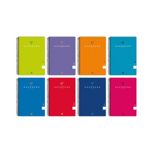 CUADERNO TAPA BLANDA UNICLASIC FOLIO 80 HOJAS 90GR. 4X4 COLORES SURTIDOS GUERRERO 88440199