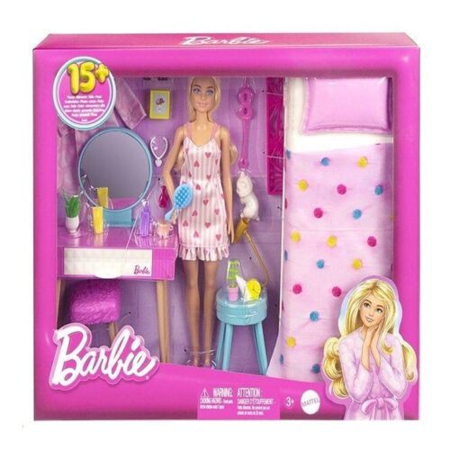 Muñeca + Dormitorio Barbie