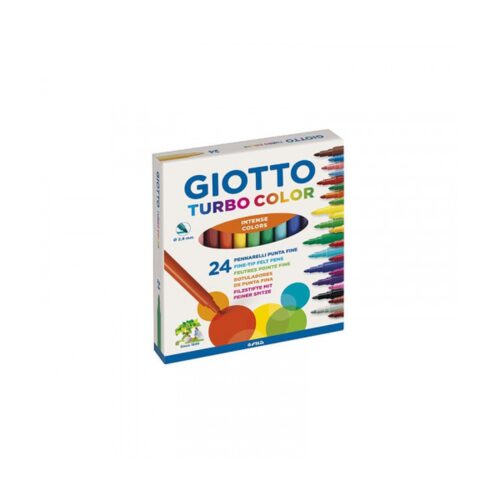 ESTUCHE 24 ROTULADORES TURBO COLOR GIOTTO F417000