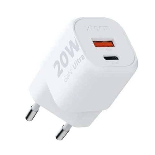 Cargador de Pared Xtorm XEC020/ 1xUSB Tipo-C/ 1xUSB/ 20W