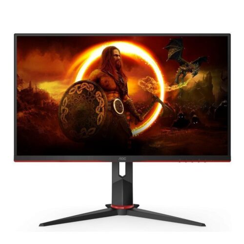 Monitor Gaming AOC Q27G2S/EU 27″/ QHD/ 1ms/ 165Hz/ IPS/ Regulable en altura/ Negro y Rojo