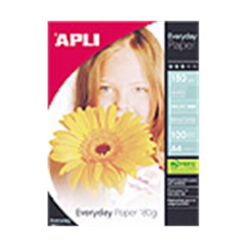 Apli Papel Glossy Everyday 100A4 180g, inkjet brillante