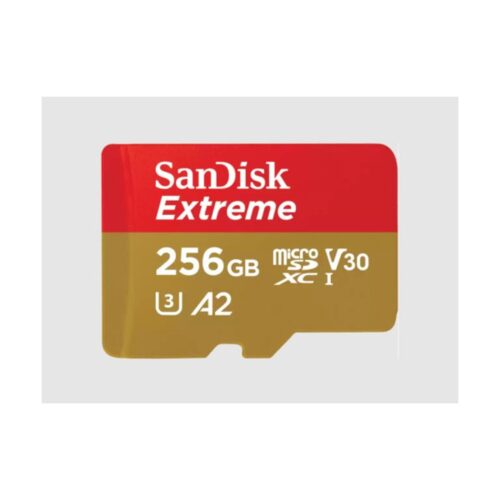 SanDisk Extreme 256 GB MicroSDXC UHS-I Clase 3