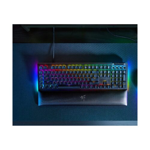 TECLADO RAZER BLACKWIDOW V4 GREEN SWITCH (USA) (RZ03-04690100-R3M1)