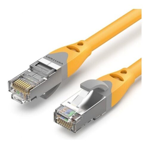 Cable de Red RJ45 SFTP Vention IBHYI Cat.6A/ 3m/ Amarillo