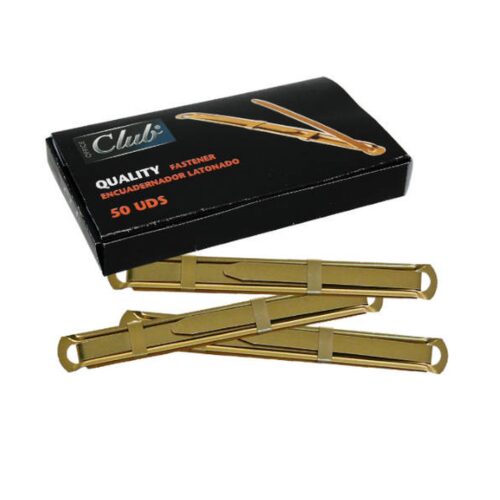 CAJA 50 UNIDADES FASTENER LATONADO CALIDAD EXTRA OFFICE CLUB 319397