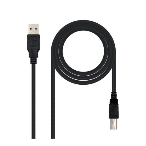 Nanocable – Cable USB 2.0 para impresora de 1,8m conexión A/M-B/M negro