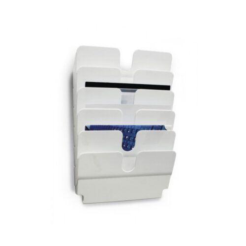 DISPENSADOR PARED FLEXIPLUS 6 COMPARTIMENTOS A4 HORIZONZAL BLANCO DURABLE 1700014011