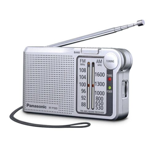 Radio Portátil Panasonic RF-P150D/ Plata