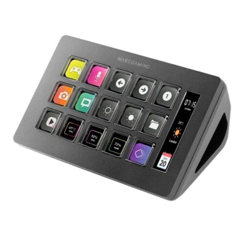 Stream Deck Slim Mars Gaming MSD-ONE/ 15 Teclas LCD/ Negro