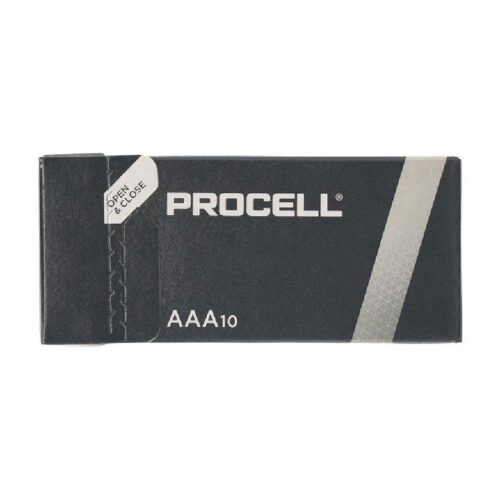 Pack de 10 Pilas AAA L03 Duracell PROCELL ID2400IPX10/ 1.5V/ Alcalinas