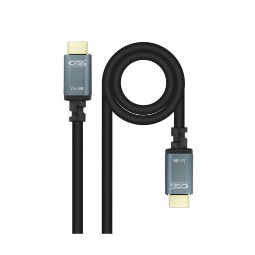 Nanocable – Cable HDMI 2.1 IRIS 8K A/M-A/M Negro – 2.0 m