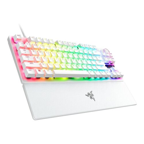 TECLADO RAZER HUNTSMAN V3 PRO (USA) TENKEYLESS BLANCO (RZ03-04981700-R3M1)