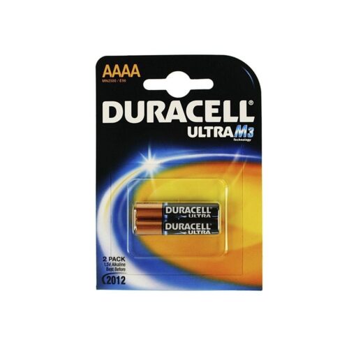 Pack de 2 Pilas AAAA Duracell Ultra MX2500/ 1.5V/ Alcalinas