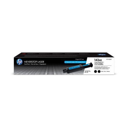 HP TONER 143AD NEGRO KIT RECARGA X 2 NEVERSTOP (W1143AD)