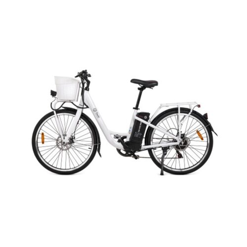 YOUIN YOURIDE Paris – PASEO – RUEDA 26” – BAT. INTEGRADA Y EXTRAIBLE – BLANCA