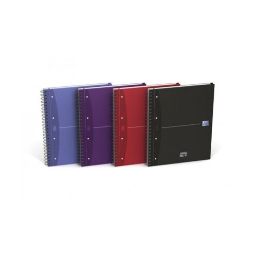 CUADERNO EUROPEANBOOK 4 TAPA EXTRADURA A4+ 120 HOJAS 5X5 COLORES SURTIDOS ESSENTIALS OXFORD 100104738