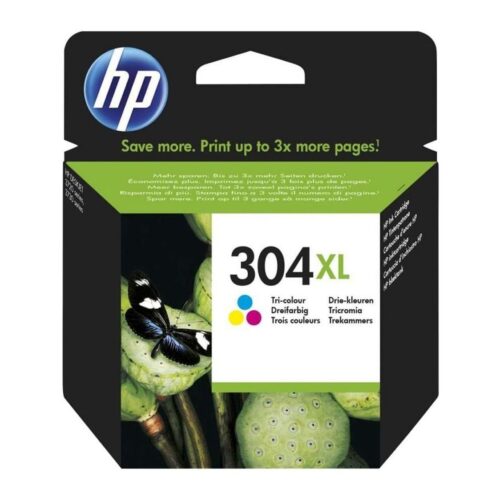 Cartucho de Tinta Original HP nº304 XL Alta Capacidad/ Tricolor