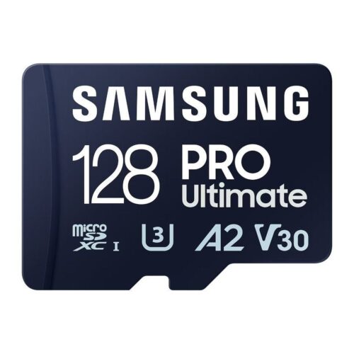 Tarjeta de Memoria Samsung Pro Ultimate 128GB microSD XC con Adaptador/ Clase 10/ 200MBs