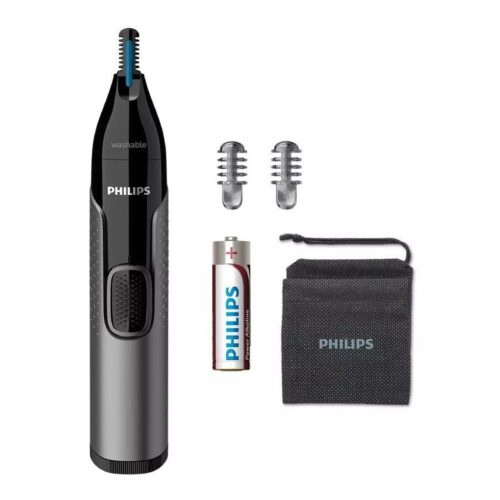 Perfilador Philips Nose Trimmer 3650 Serie 3000/ a Pilas/ 3 Accesorios