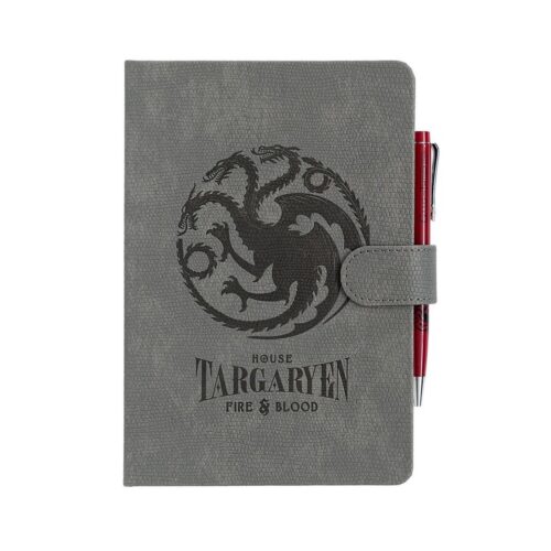 Cuaderno A5 premium + boligrafo Targaryen Juego de Tronos