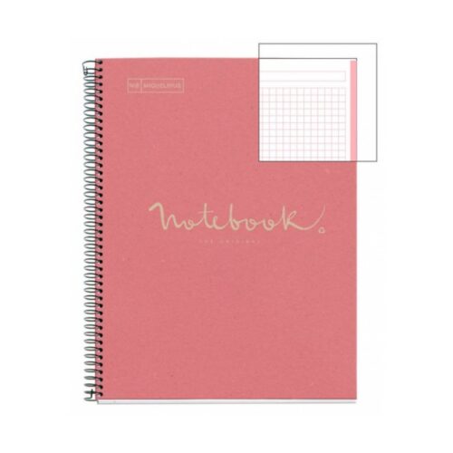 CUADERNO 100% RECICLADO NB-1 A4 80HOJAS ECOROSA EMOTIONS MIQUELRIUS 6093